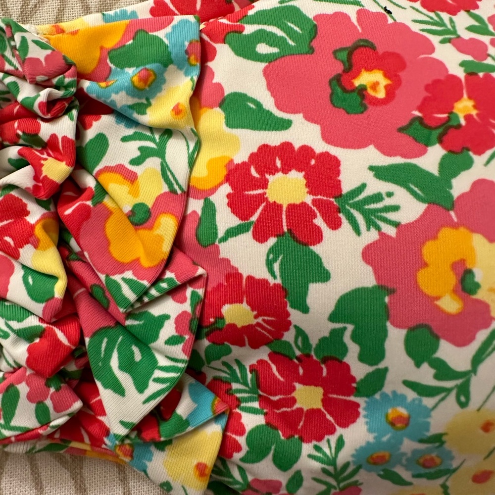 EUC Lilly Pulitzer Ants on Parade Bandeau Bikini, M - Picture 2 of 9